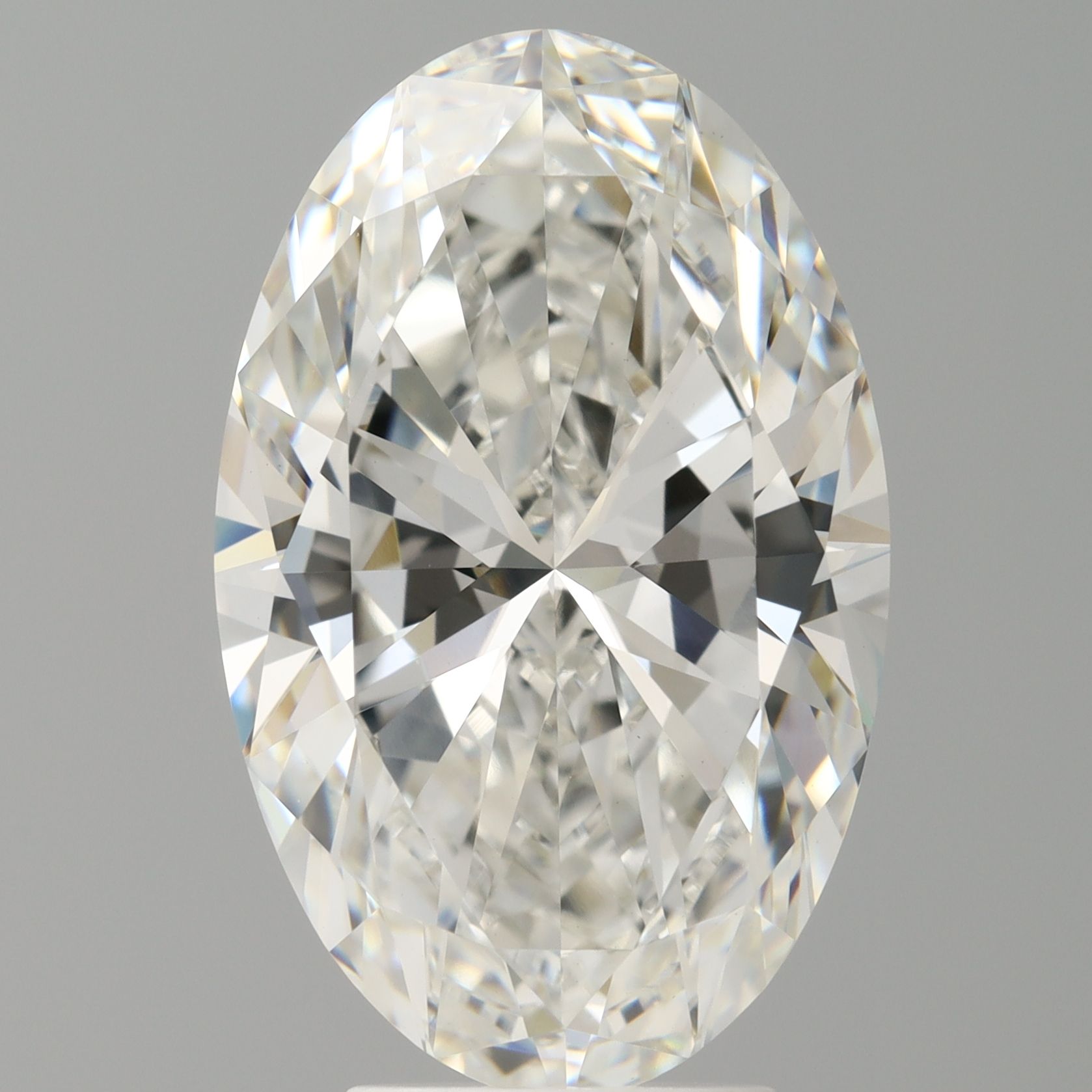 5.07 ct. oval Lab Grown Diamond front image