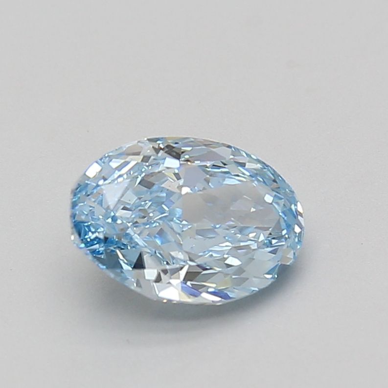 1.58 CT Fancy Vivid Blue OVAL