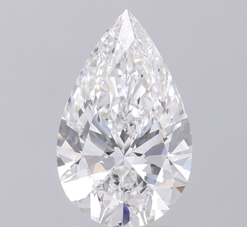 2.50 ct. pear Lab Grown Diamond front image