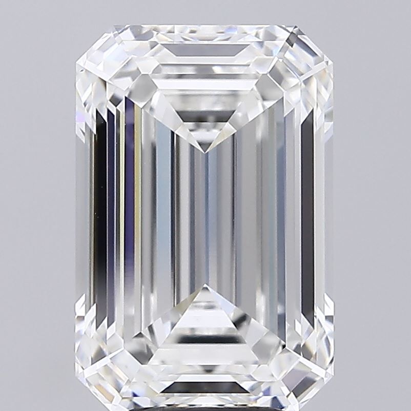6.09 ct. emerald Lab Grown Diamond front image
