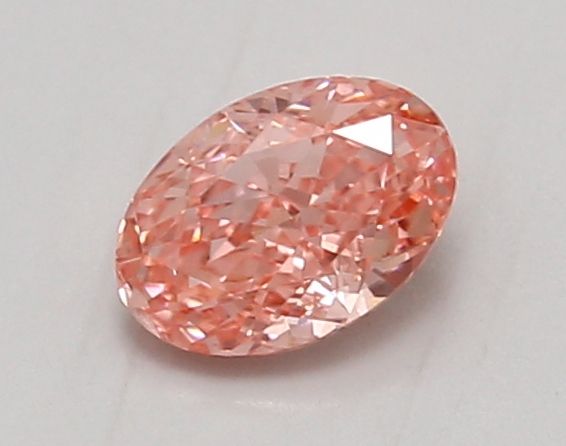 0.91 CT Fancy Vivid Pink OVAL