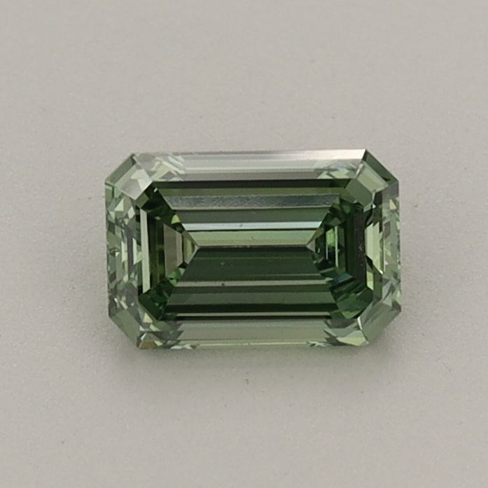 0.55 CT Fancy Vivid Green EMERALD
