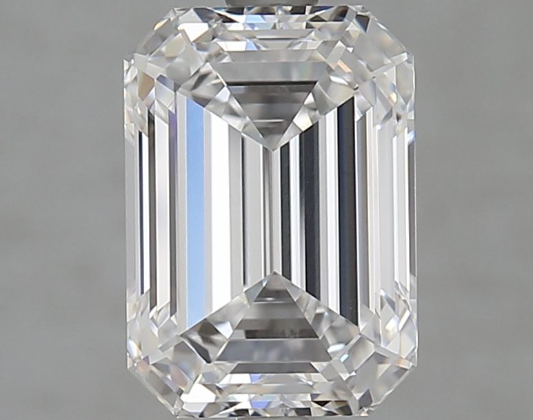 Diamant Émeraude 3.06 ct - Couleur D - Pureté VVS1