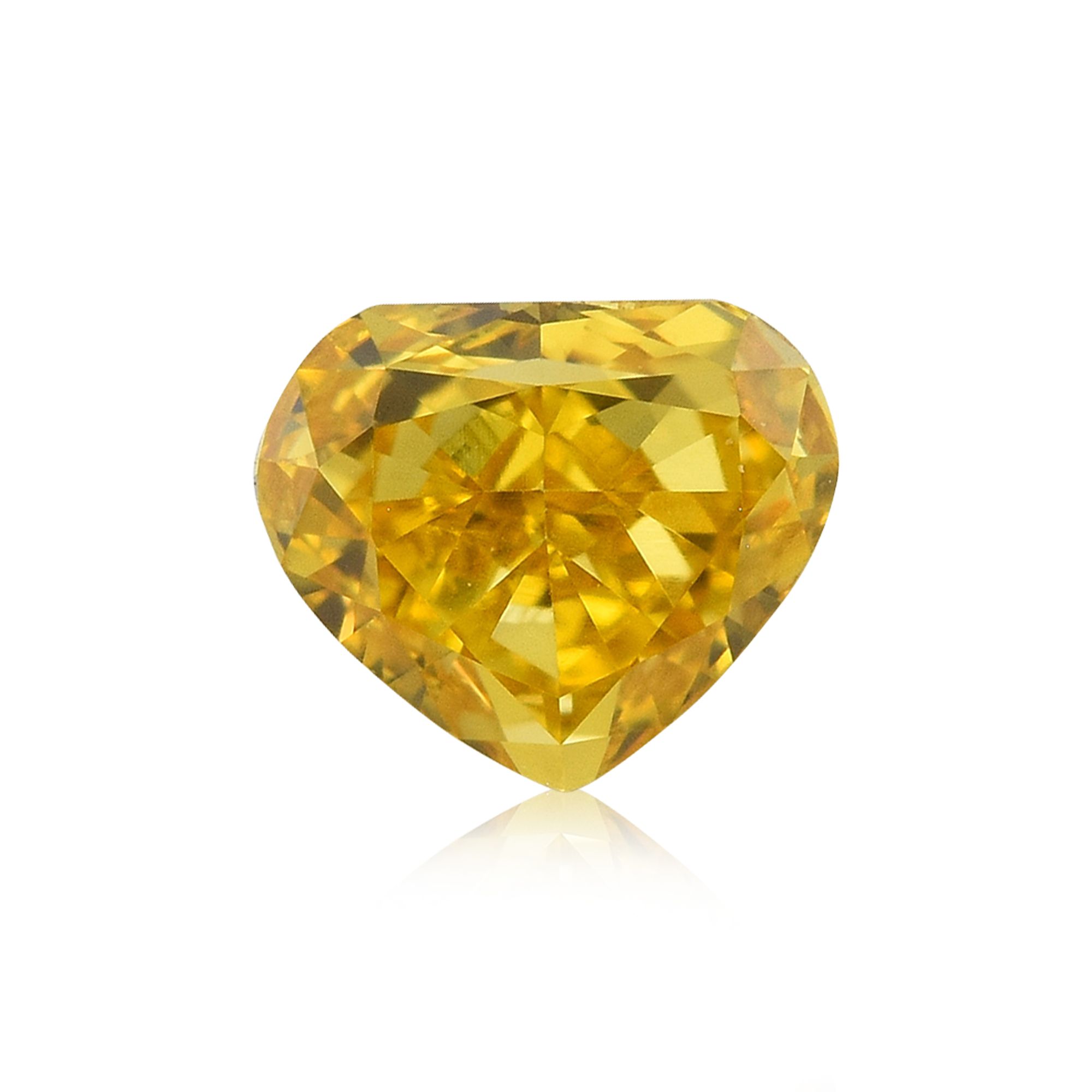 Diament 0.34 ct Fancy Vivid Orangey Yellow/VS1