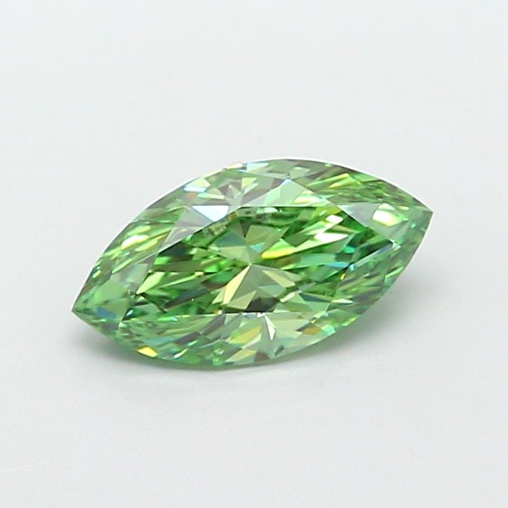 1.05 CT Fancy Vivid Green MARQUISE