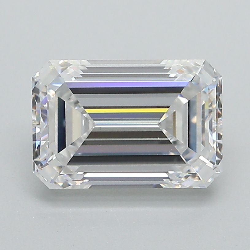 Diamant Émeraude 2.07 ct - Couleur D - Pureté VS2