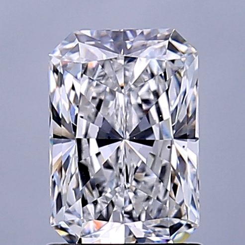 1.28 ct lab-grown Radiant Diamond