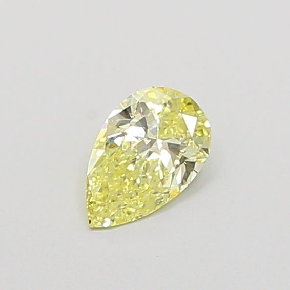 0.33 CT Fancy Yellow PEAR