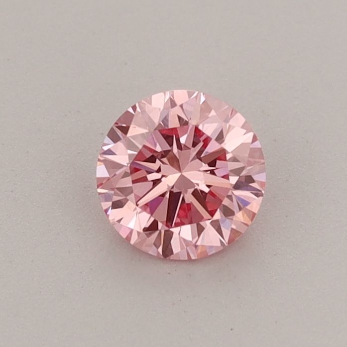 0.41 CT Fancy Vivid Pink ROUND