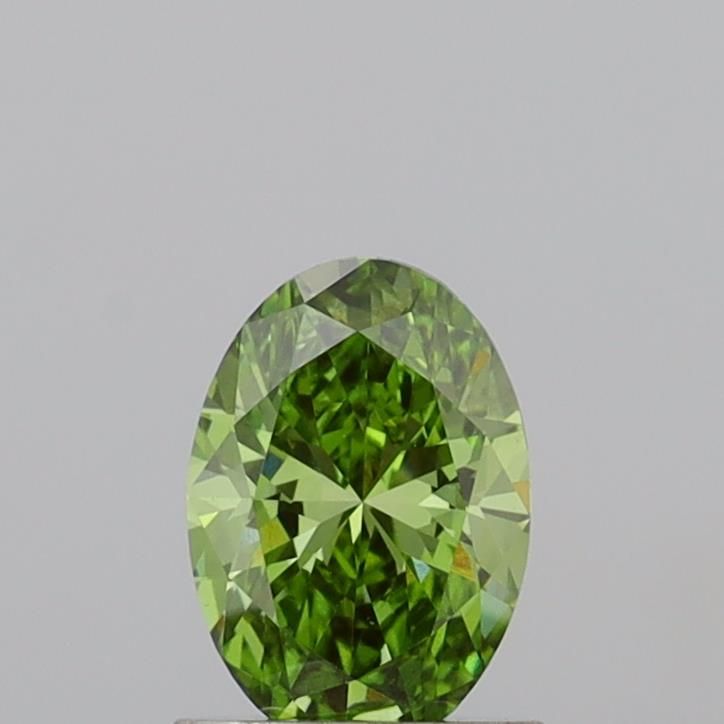 1.01 CT Fancy Vivid Green OVAL
