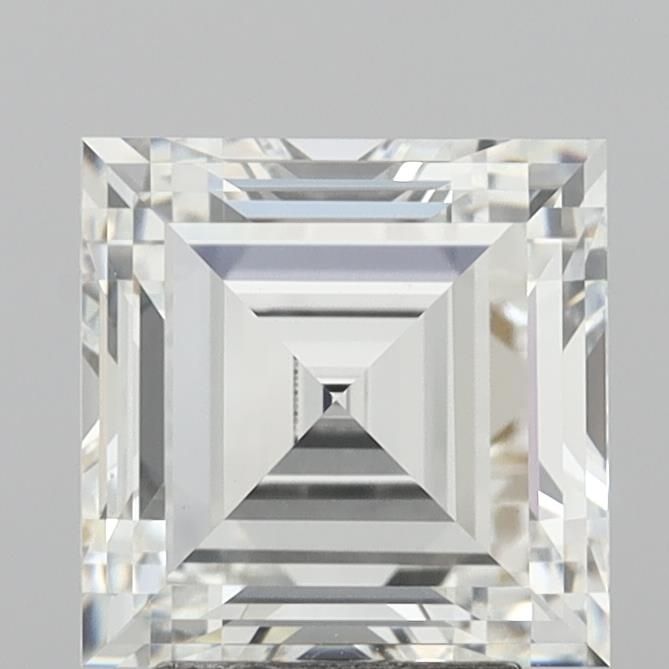 4.08 ct lab-grown Square radiant Diamond