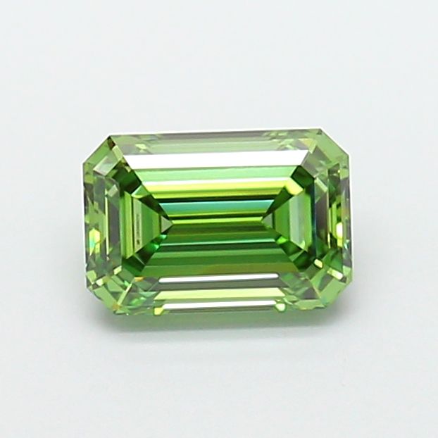 1.55 CT Fancy Vivid Green EMERALD