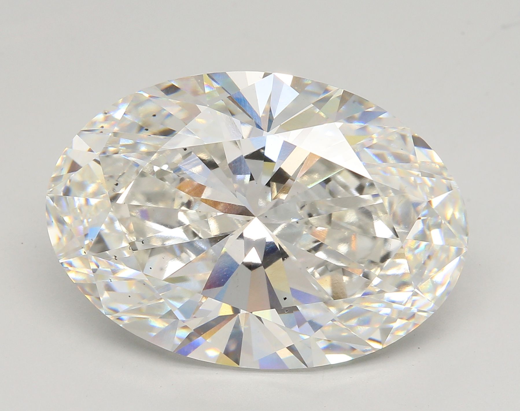 21.04 ct. oval Lab Grown Diamond front image