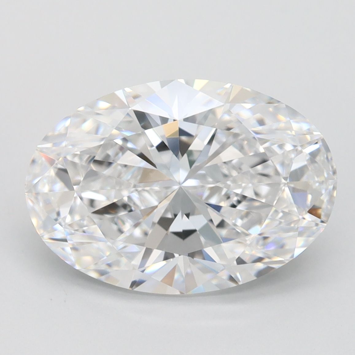 3.20 ct. oval Lab Grown Diamond front image