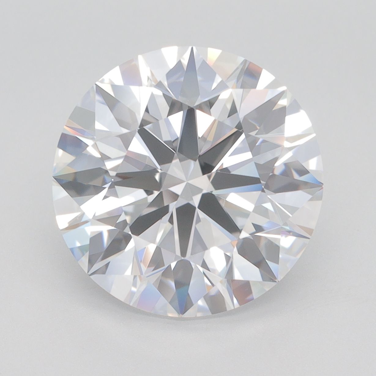 6.04 ct. round Lab Grown Diamond front image