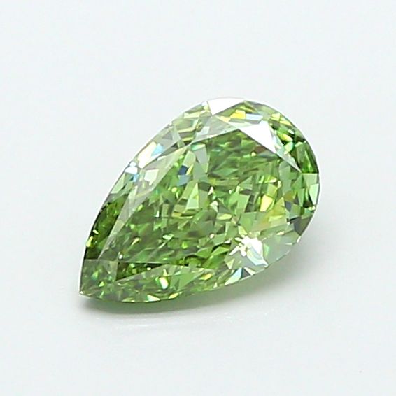 1.13 CT Fancy Vivid Green PEAR