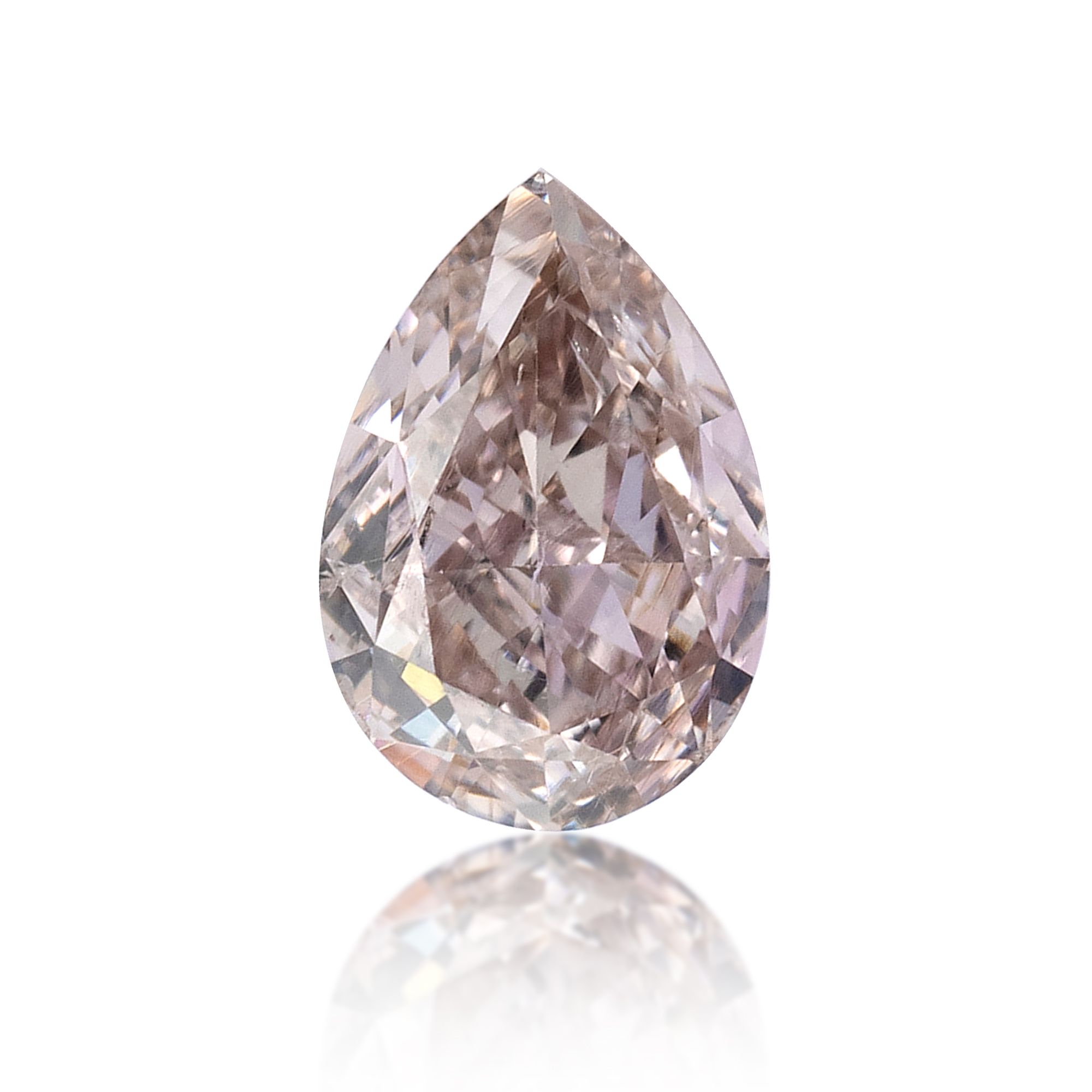 Diament 0.31 ct Fancy Light Brown Pink/SI1