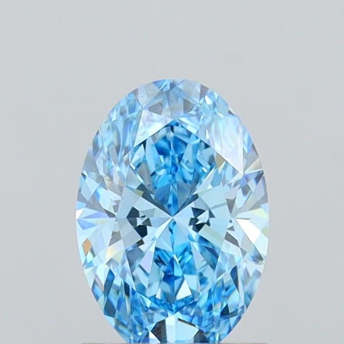 1.3 CT Fancy Vivid Blue OVAL