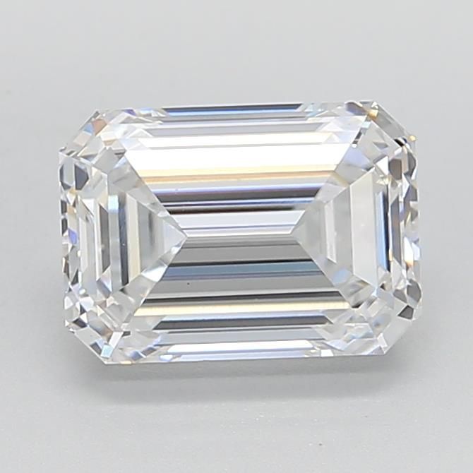 2.77 ct. emerald Lab Grown Diamond front image