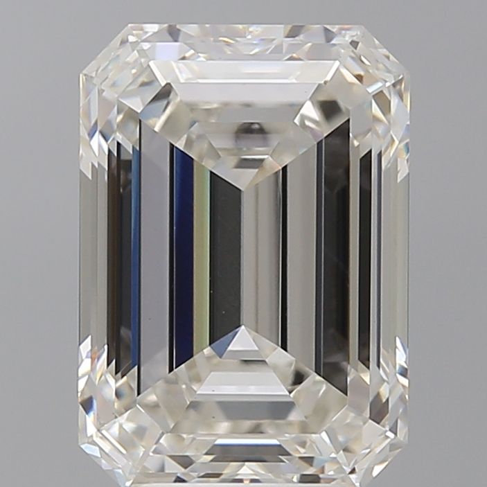 5.54 ct. emerald Lab Grown Diamond front image