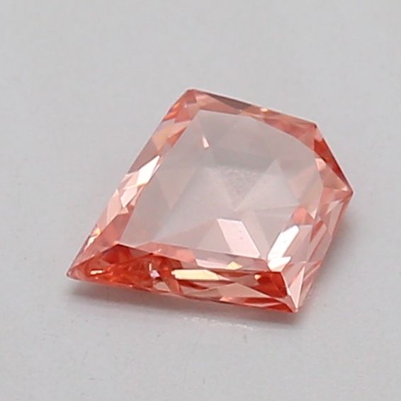 0.19 CT Fancy Intense Brown Pink PENTAGONAL