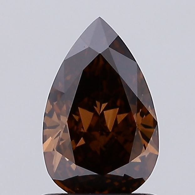 1.03 CT Fancy Deep Brown PEAR