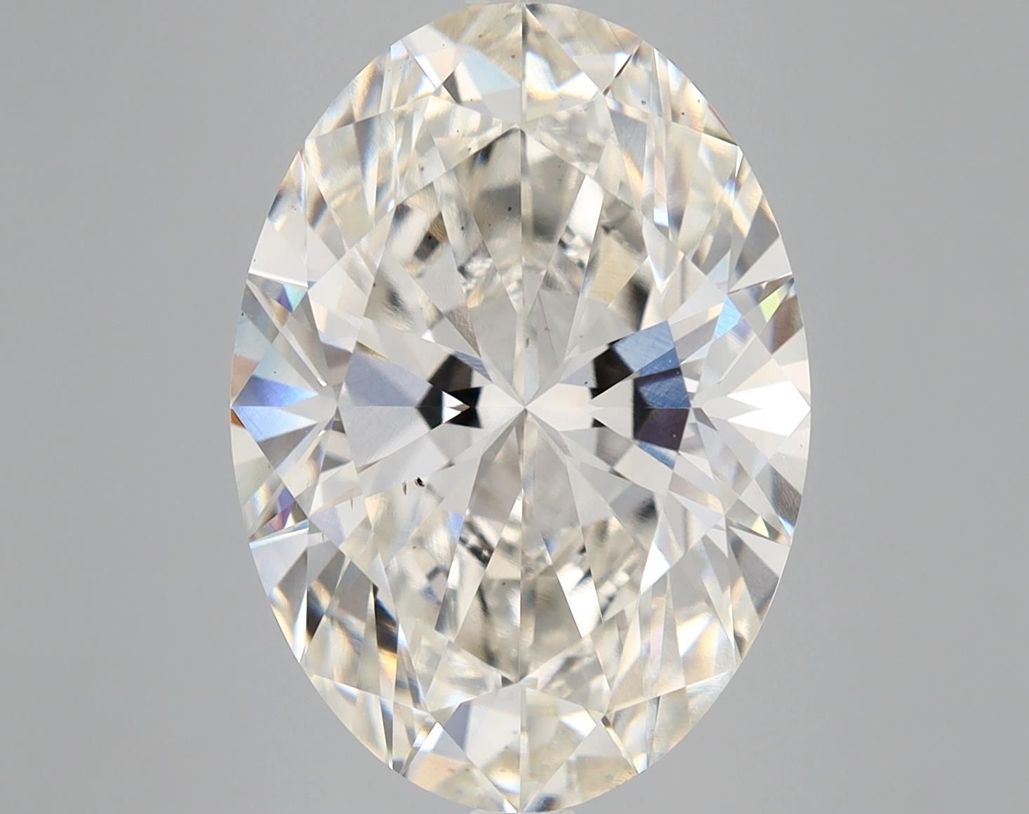 8.03 ct. oval Lab Grown Diamond front image