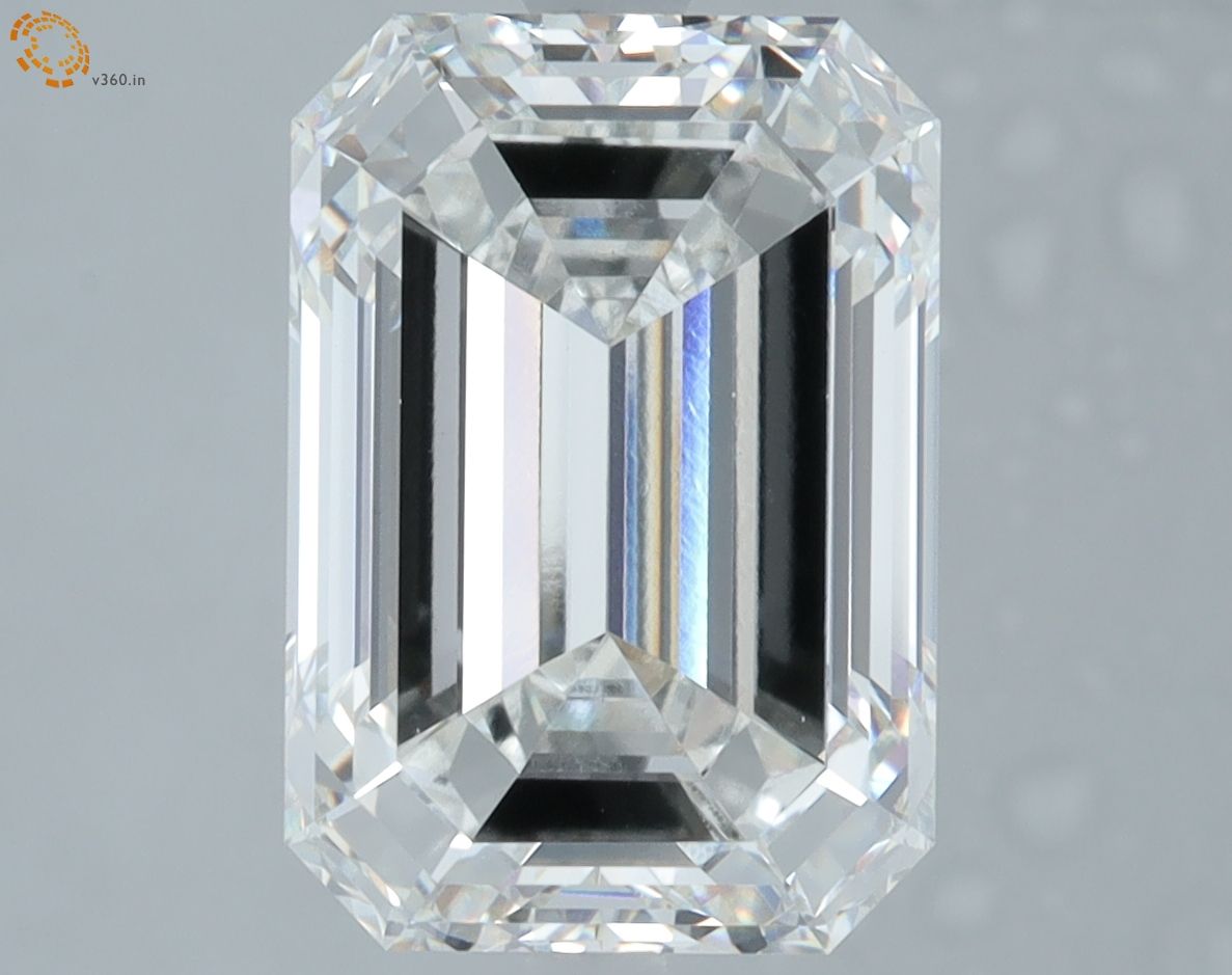 6.13 ct. emerald Lab Grown Diamond front image