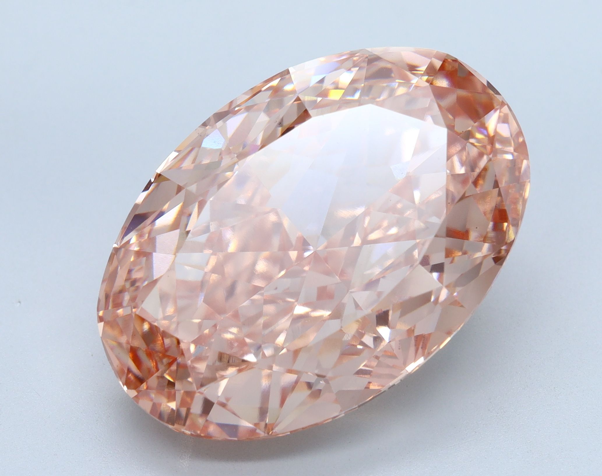 20.08 ct. oval Lab Grown Diamond front image