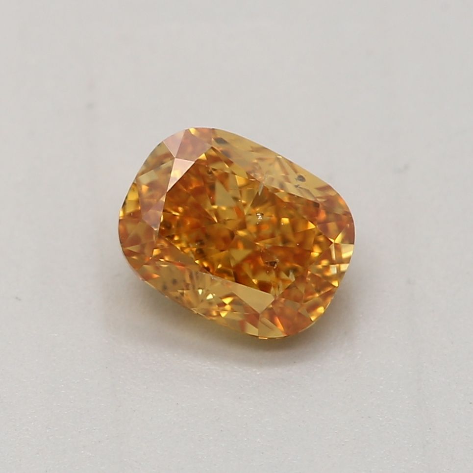Diament 0.46 ct Fancy Vivid Yellow Orange/SI2