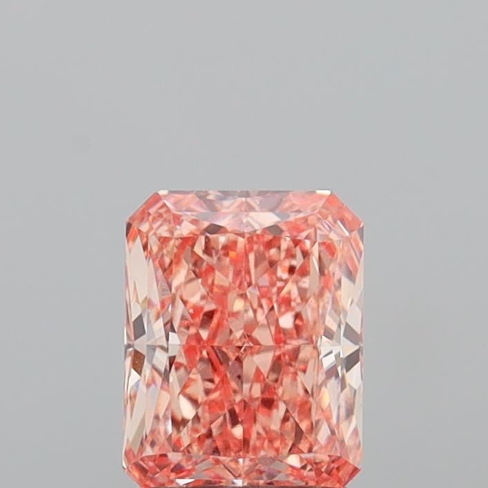 1.39 CT Fancy Intense Orangey Pink RADIANT
