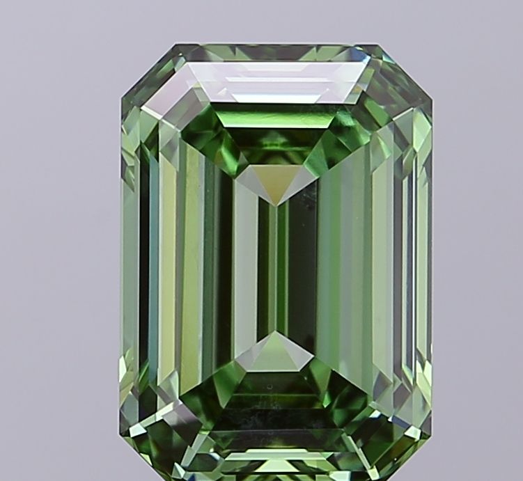 4.08 ct. emerald Lab Grown Diamond front image