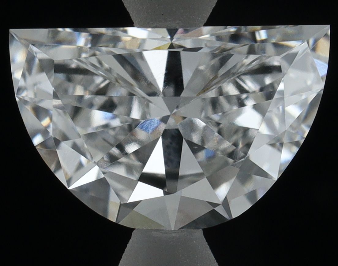 1.08 ct lab-grown Half moon Diamond