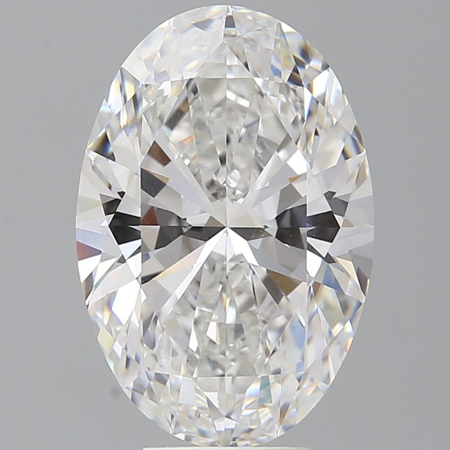 7.09 ct. oval Lab Grown Diamond front image