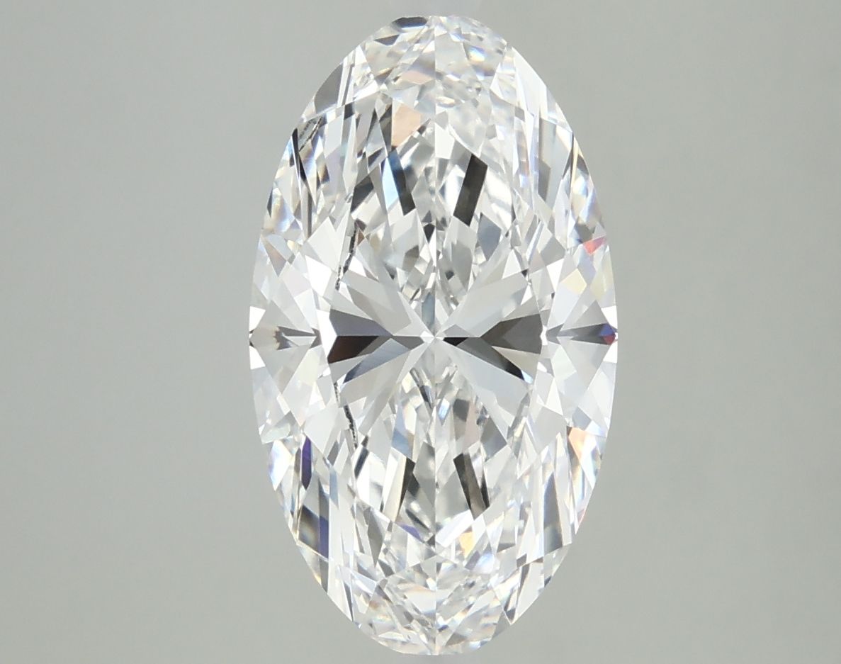 4.08 ct. oval Lab Grown Diamond front image