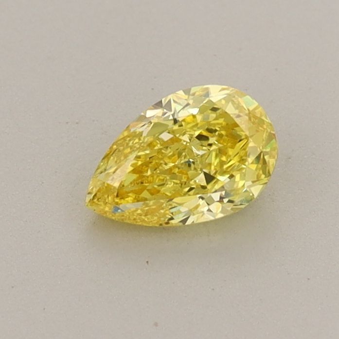 0.41 CT Fancy Vivid Yellow PEAR