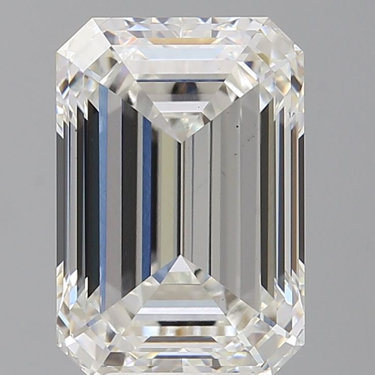 6.08 ct. emerald Lab Grown Diamond front image