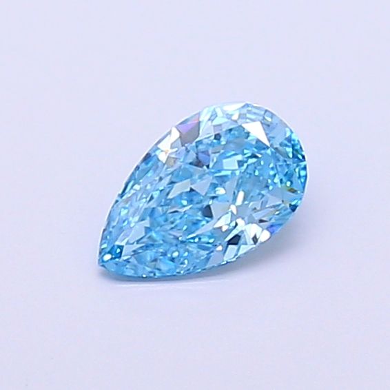 0.96 CT Fancy Vivid Blue PEAR