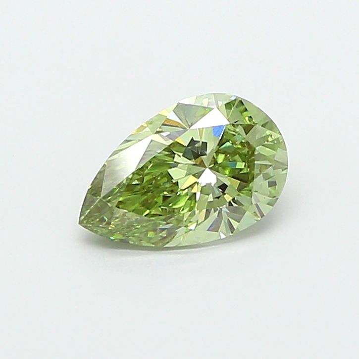 1.54 CT Fancy Vivid Green PEAR