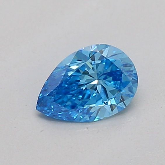 0.19 CT Fancy Vivid Blue PEAR