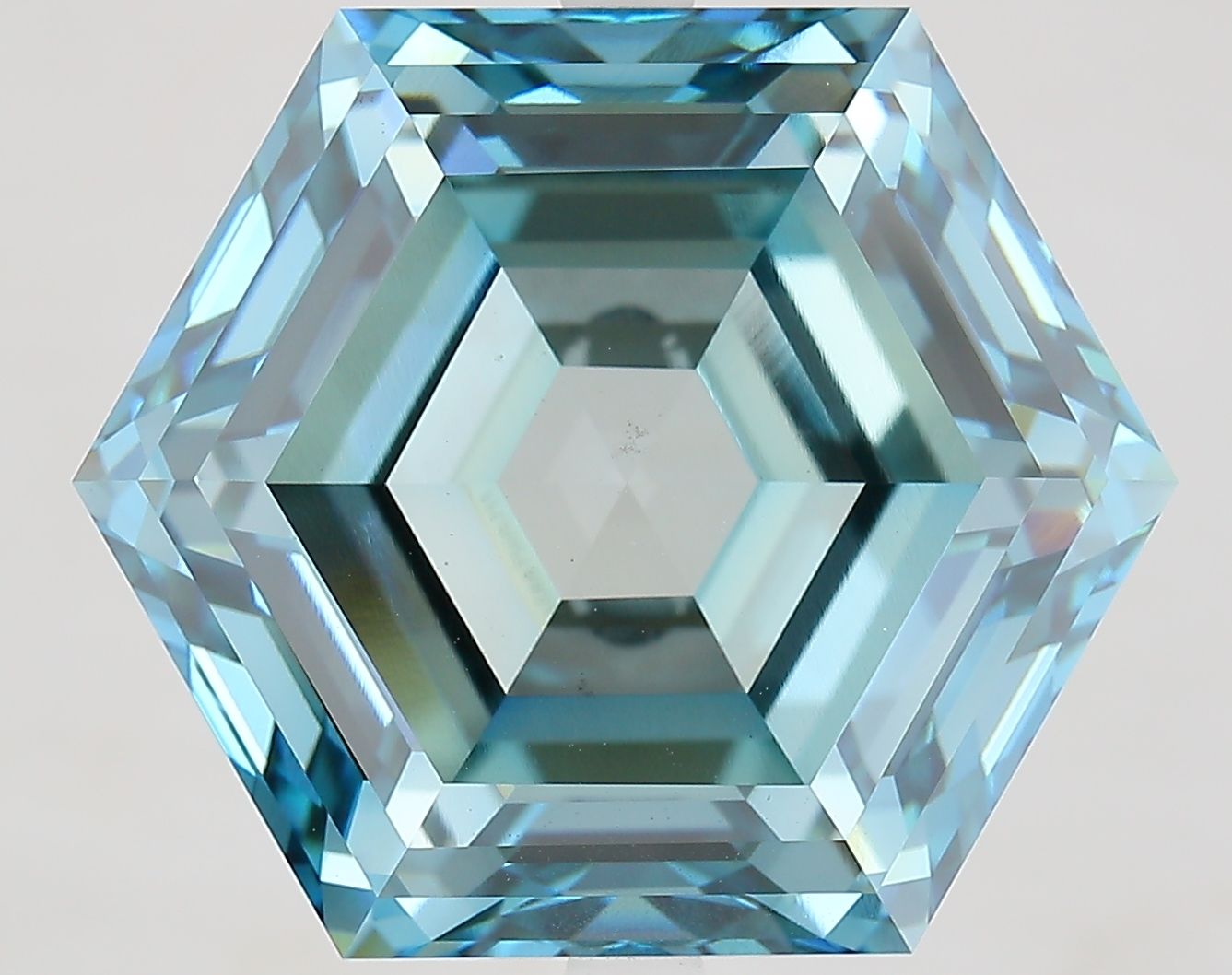 17.58 ct lab-grown Hexagonal Diamond