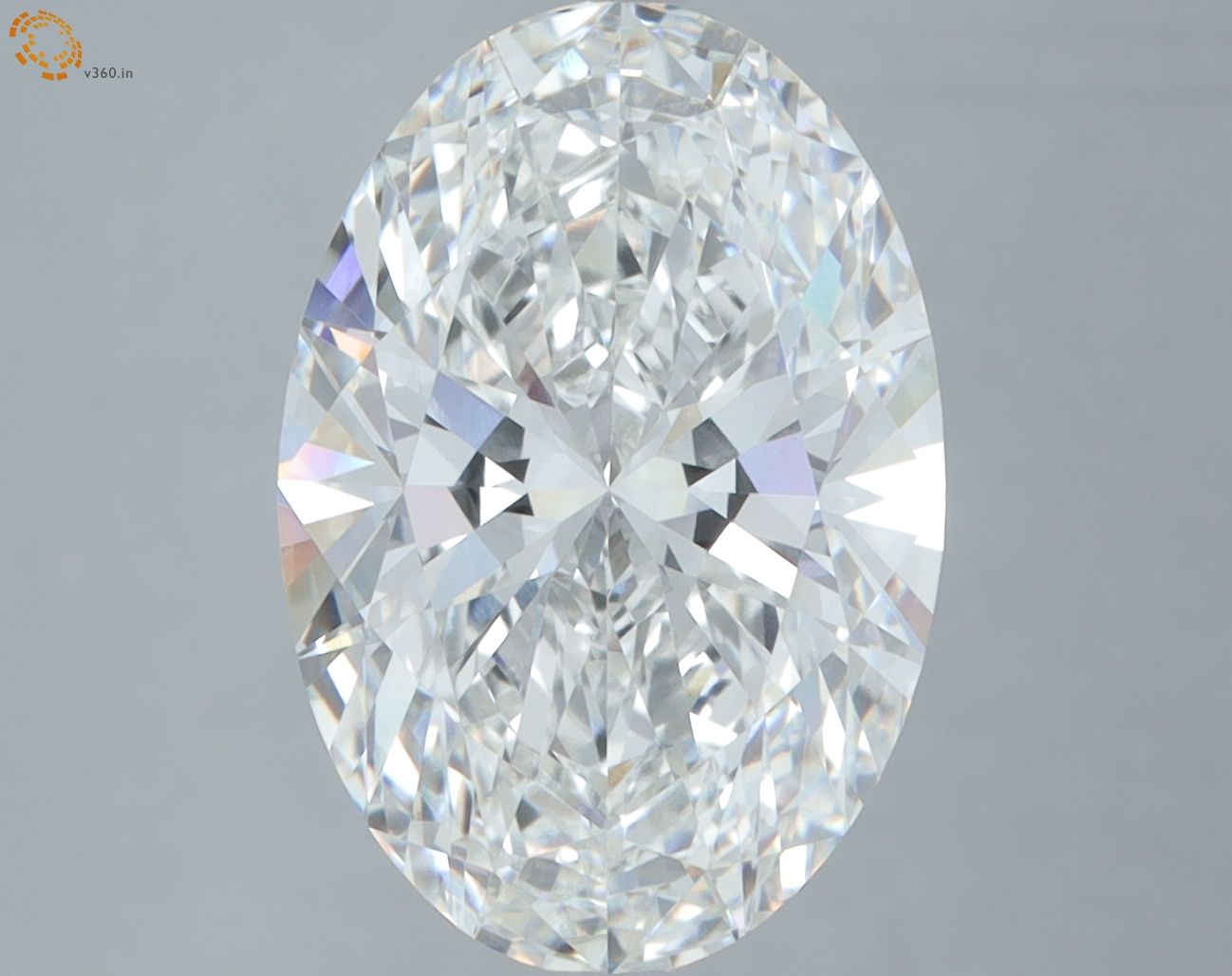 5.05 ct. oval Lab Grown Diamond front image
