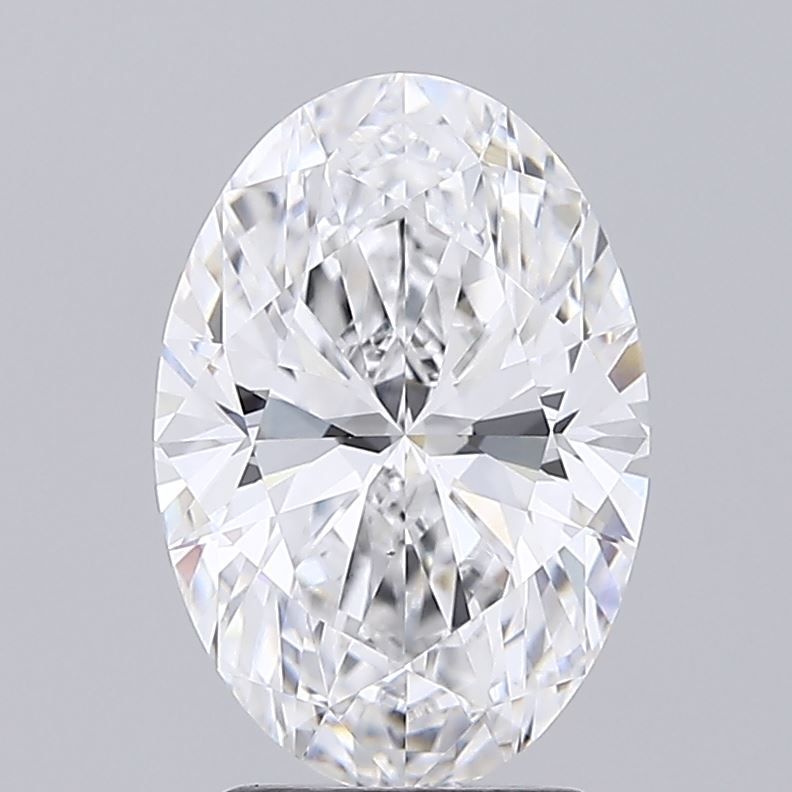2.86 ct. oval Lab Grown Diamond front image