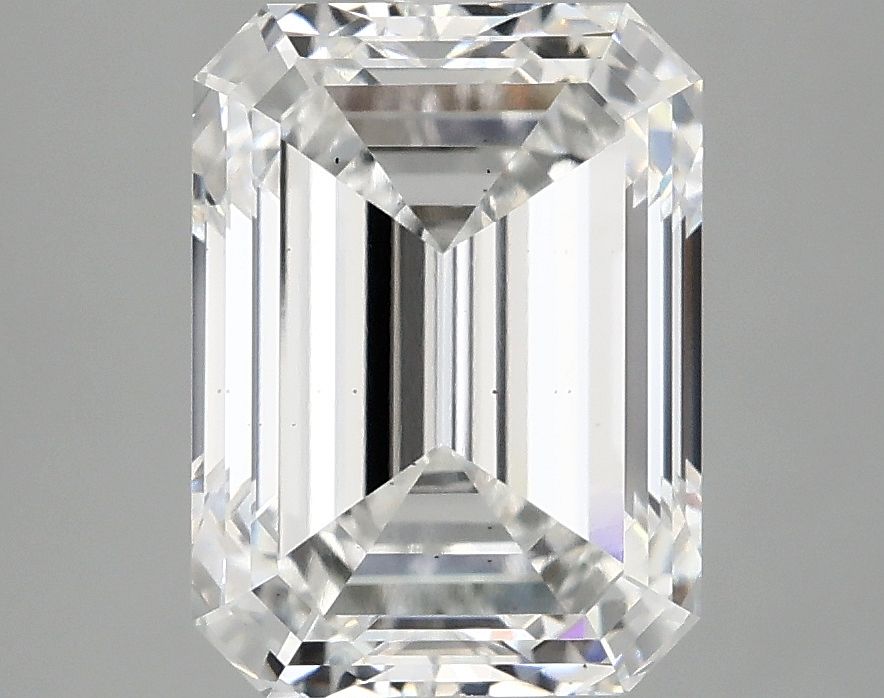 4.10 ct. emerald Lab Grown Diamond front image