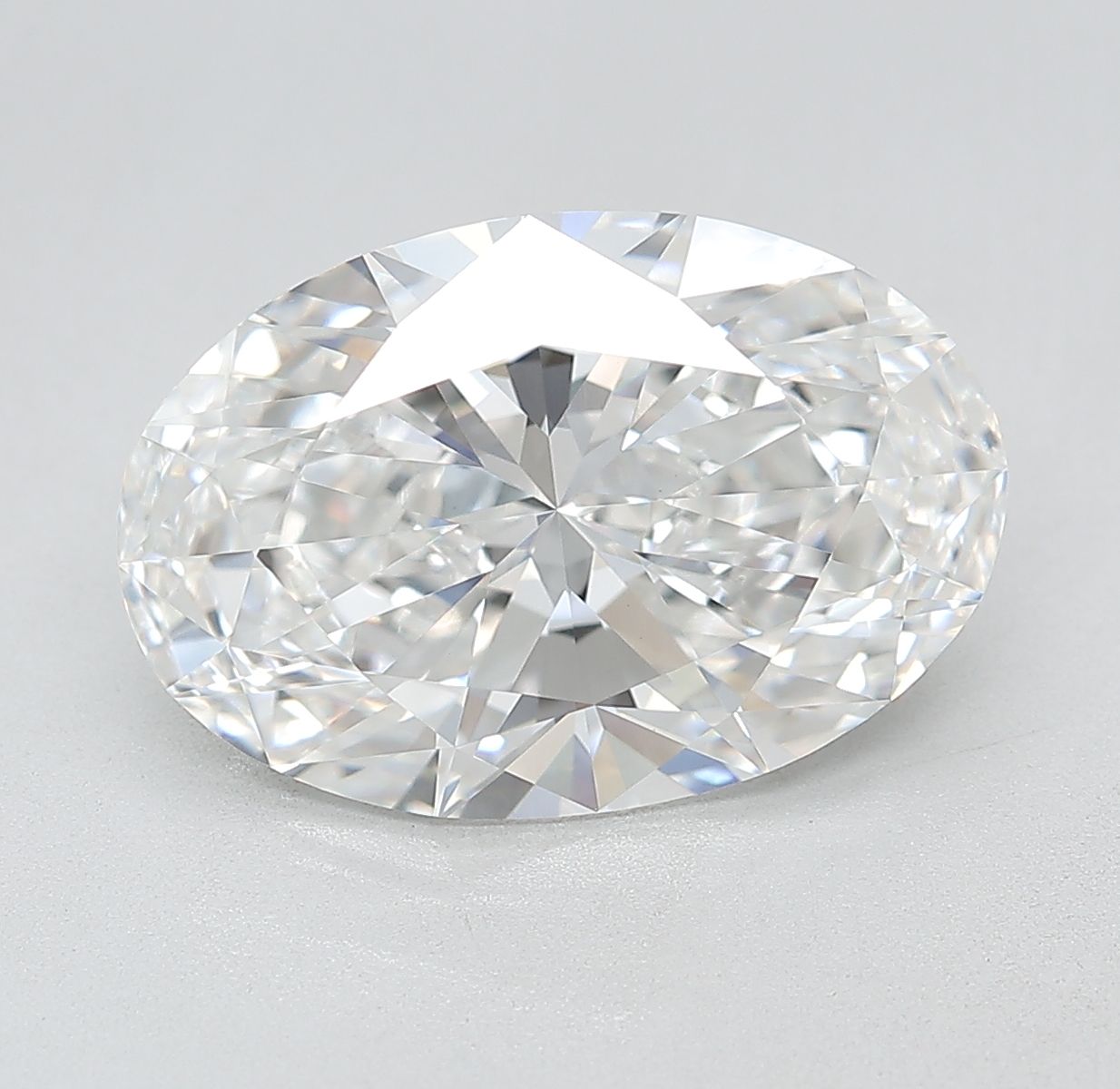 5.18 ct. oval Lab Grown Diamond front image
