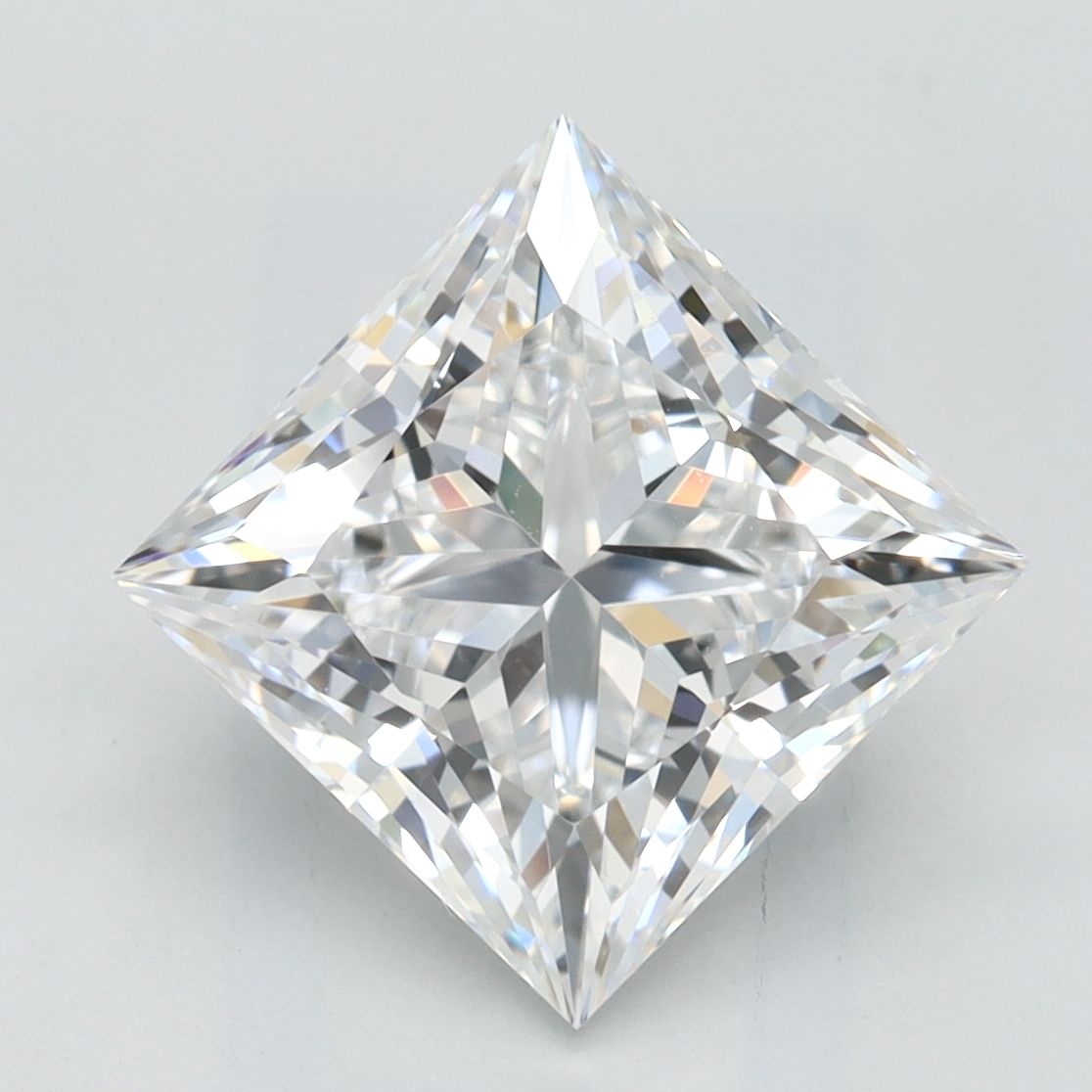 3.14 ct. princess Lab Grown Diamond front image