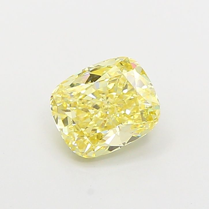 1.51 CT Fancy Yellow CUSHION MODIFIED