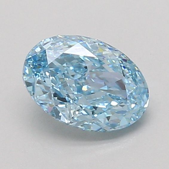 1.08 CT Fancy Vivid Blue OVAL