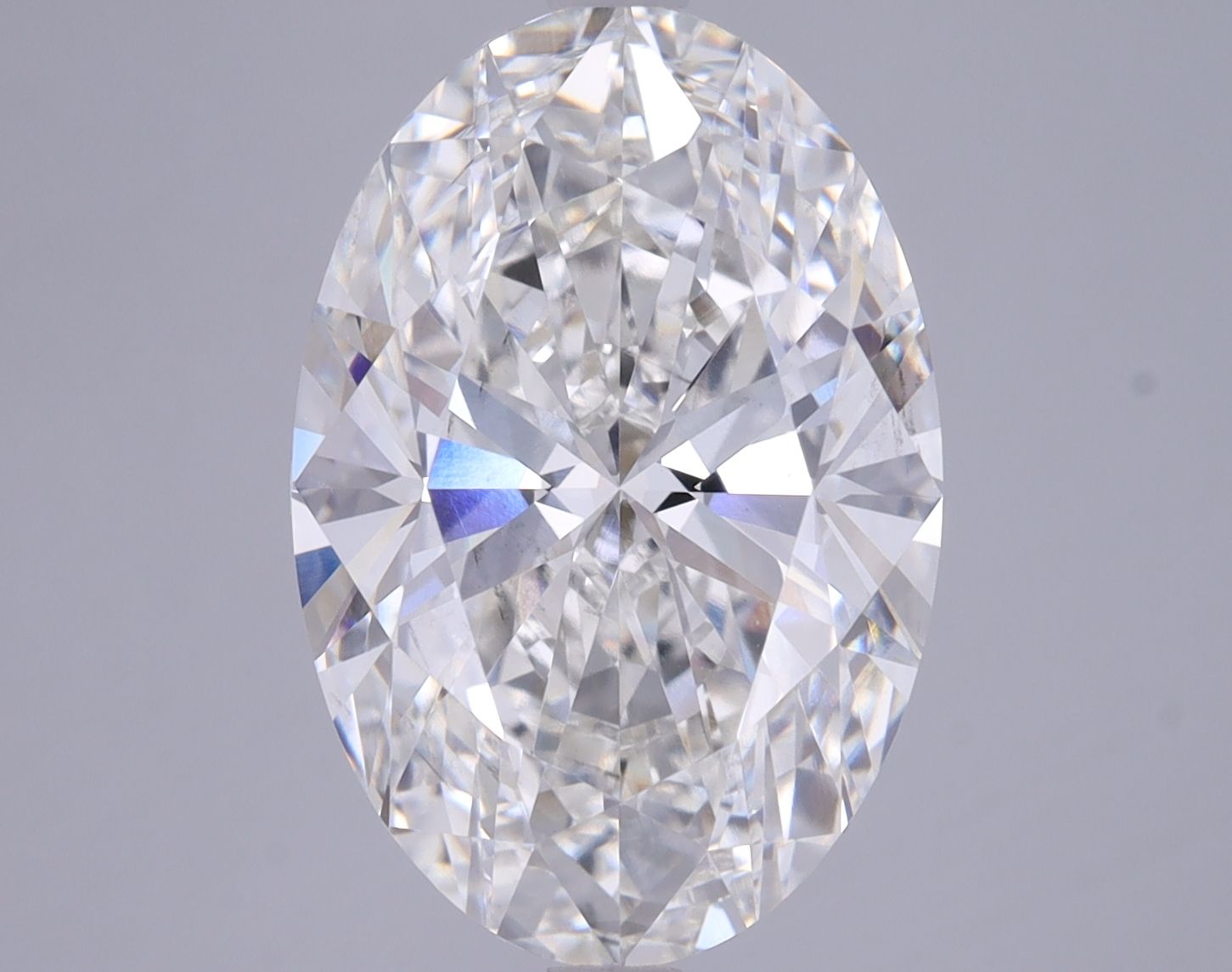 5.31 ct. oval Lab Grown Diamond front image