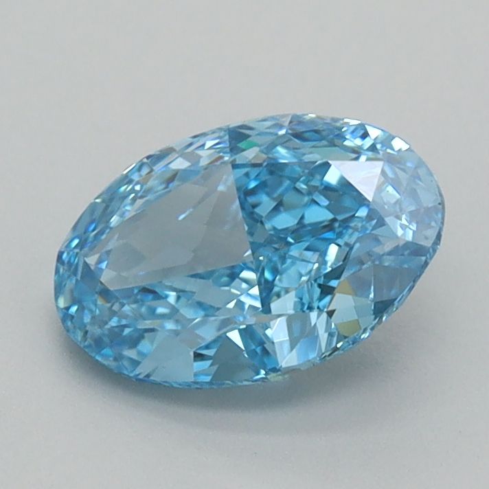 1.06 CT Fancy Vivid Blue OVAL